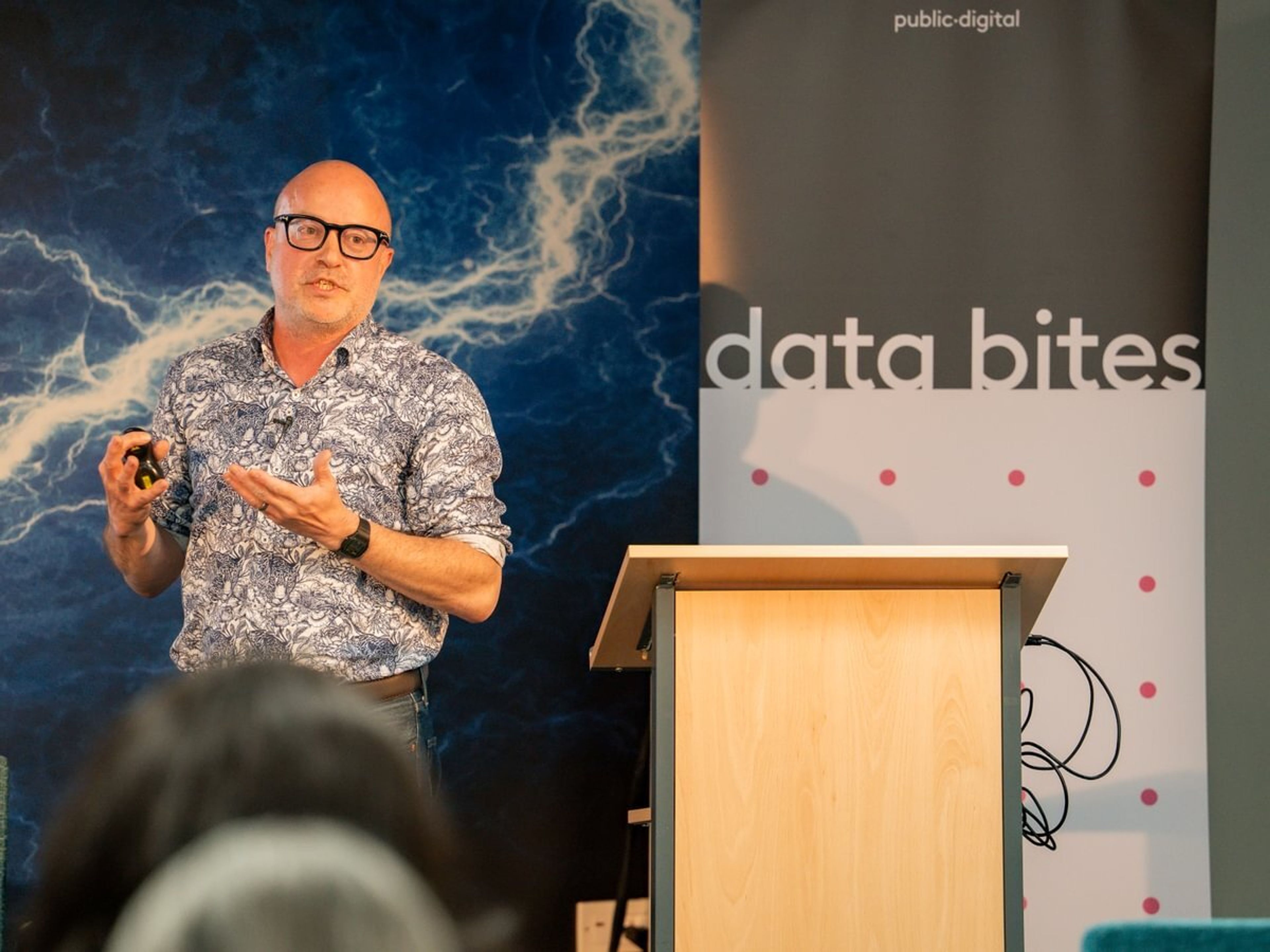 Tom Smith delivers his data bites presentation