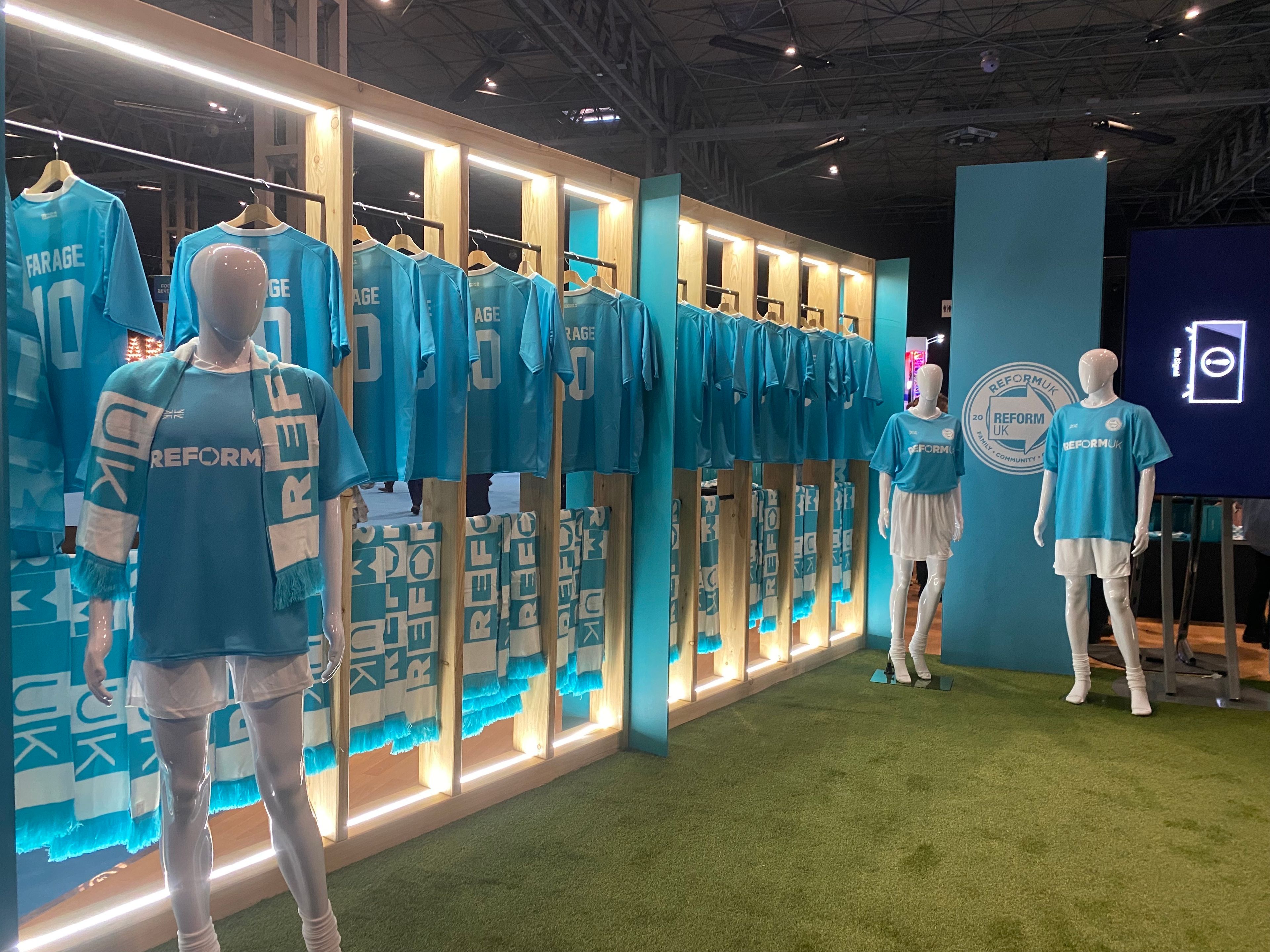 The conference merchandise was popular with the party faithful