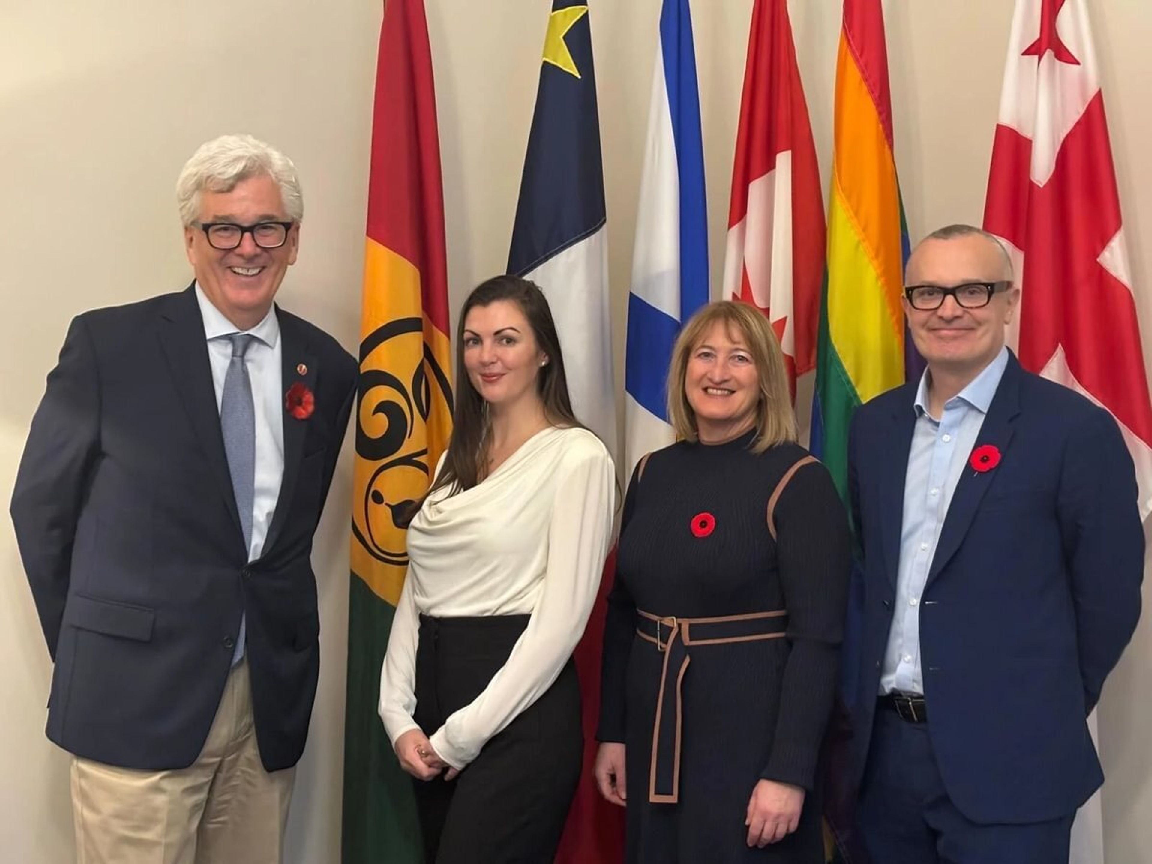 PD colleagues meeting Nova Scotia's Senator Colin Deacon in Parliament, Ottawa