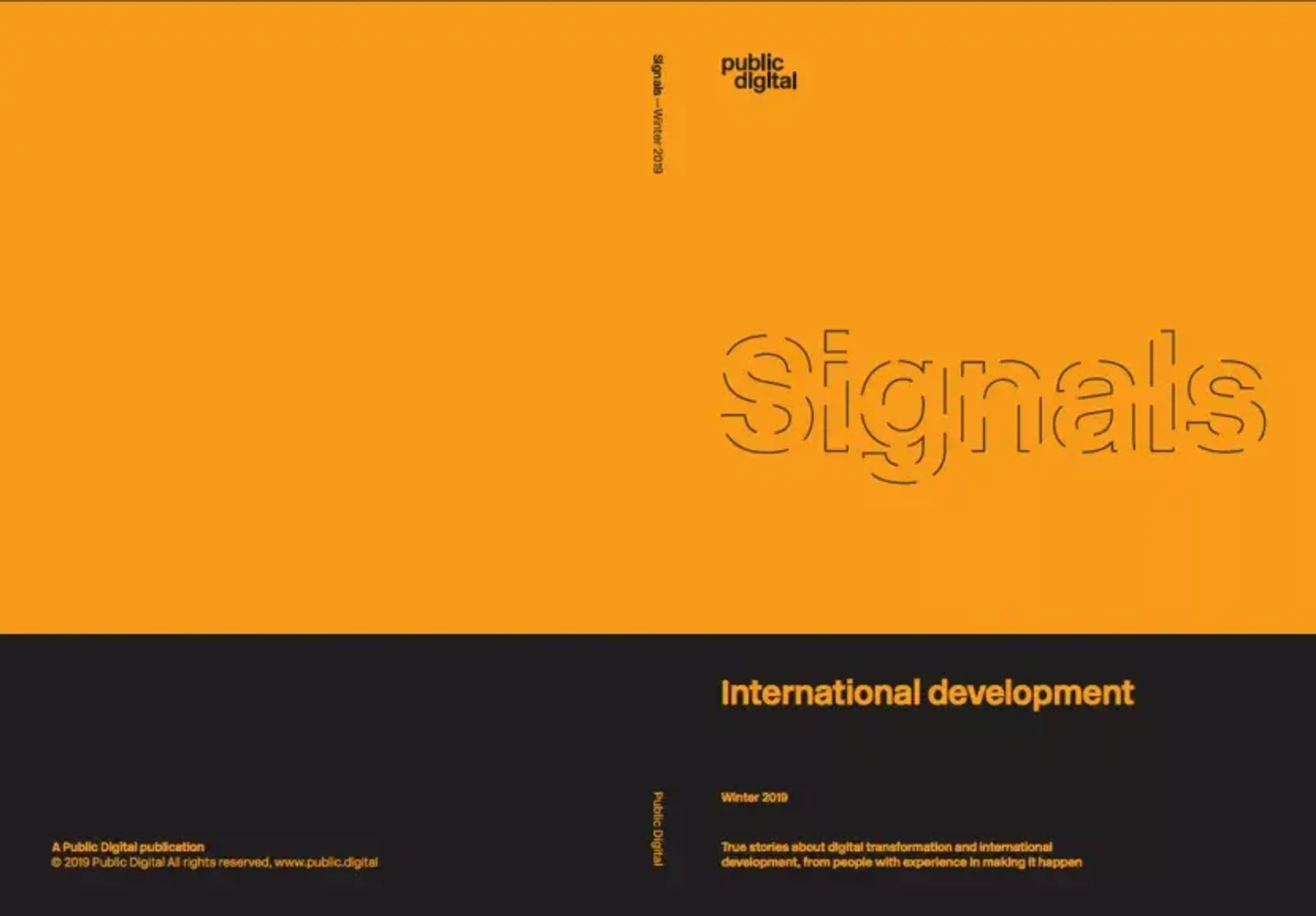 Signals front and back