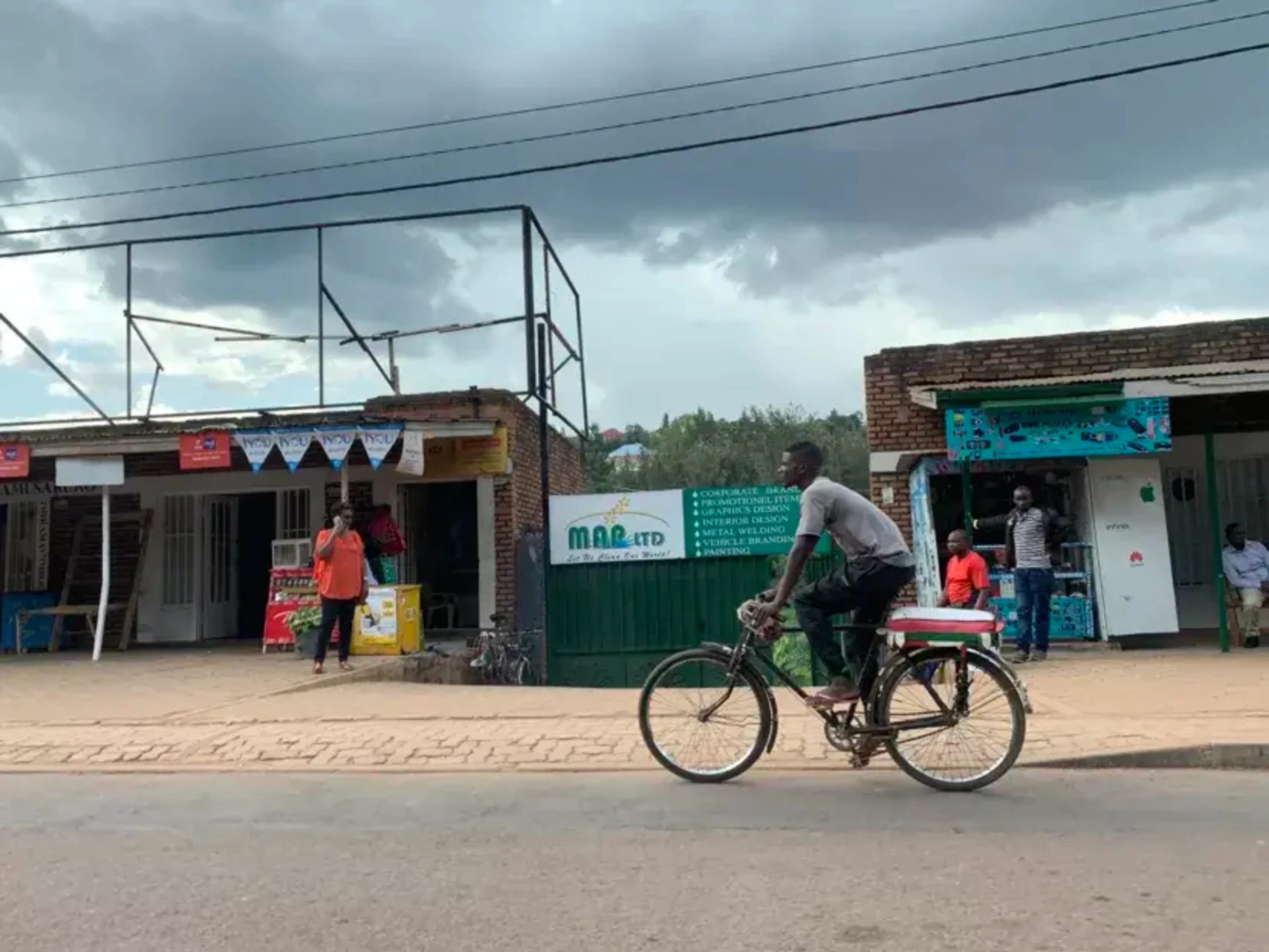 Street scene in Rwanda