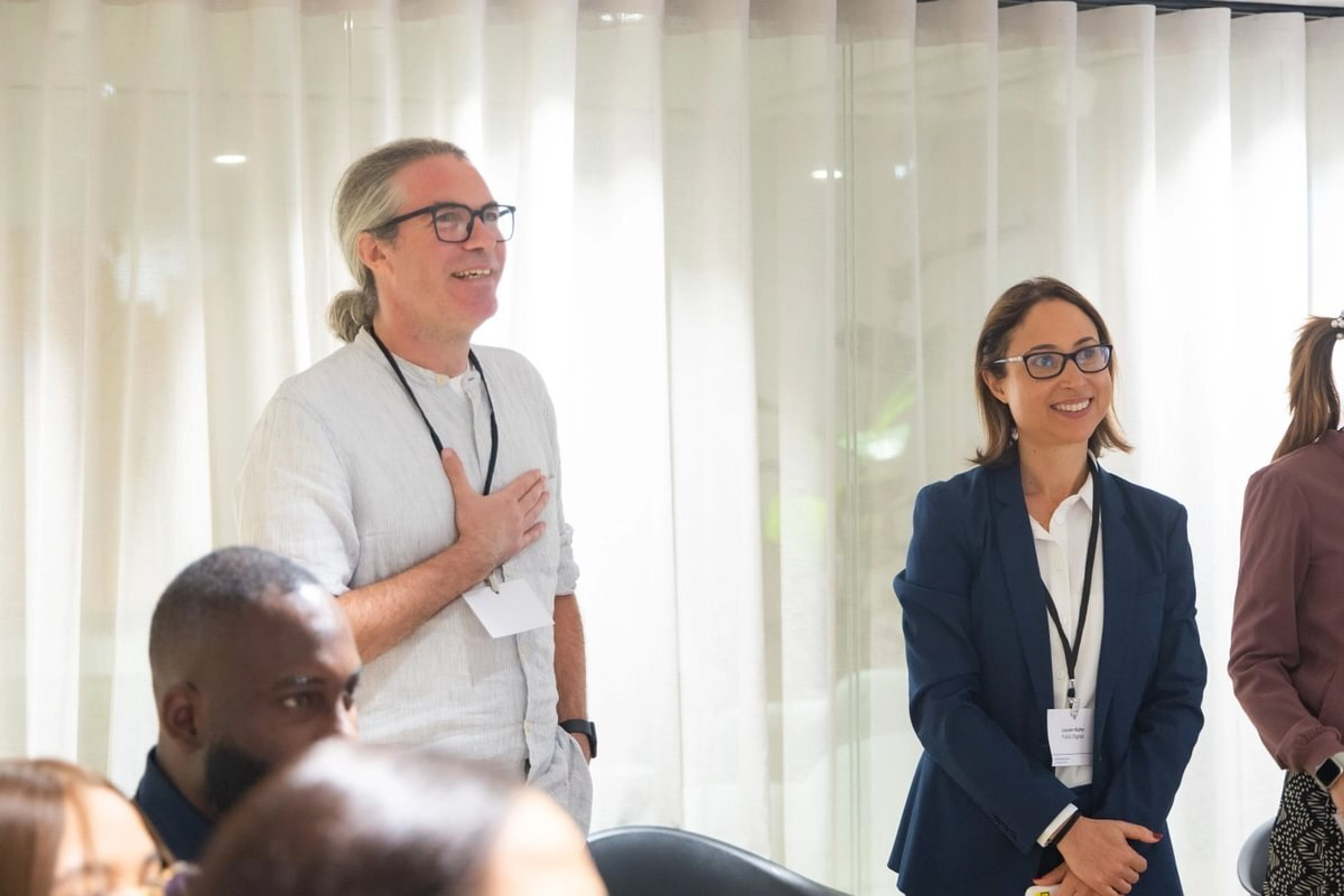 Lauren Kahn and James Stewart from Public Digital