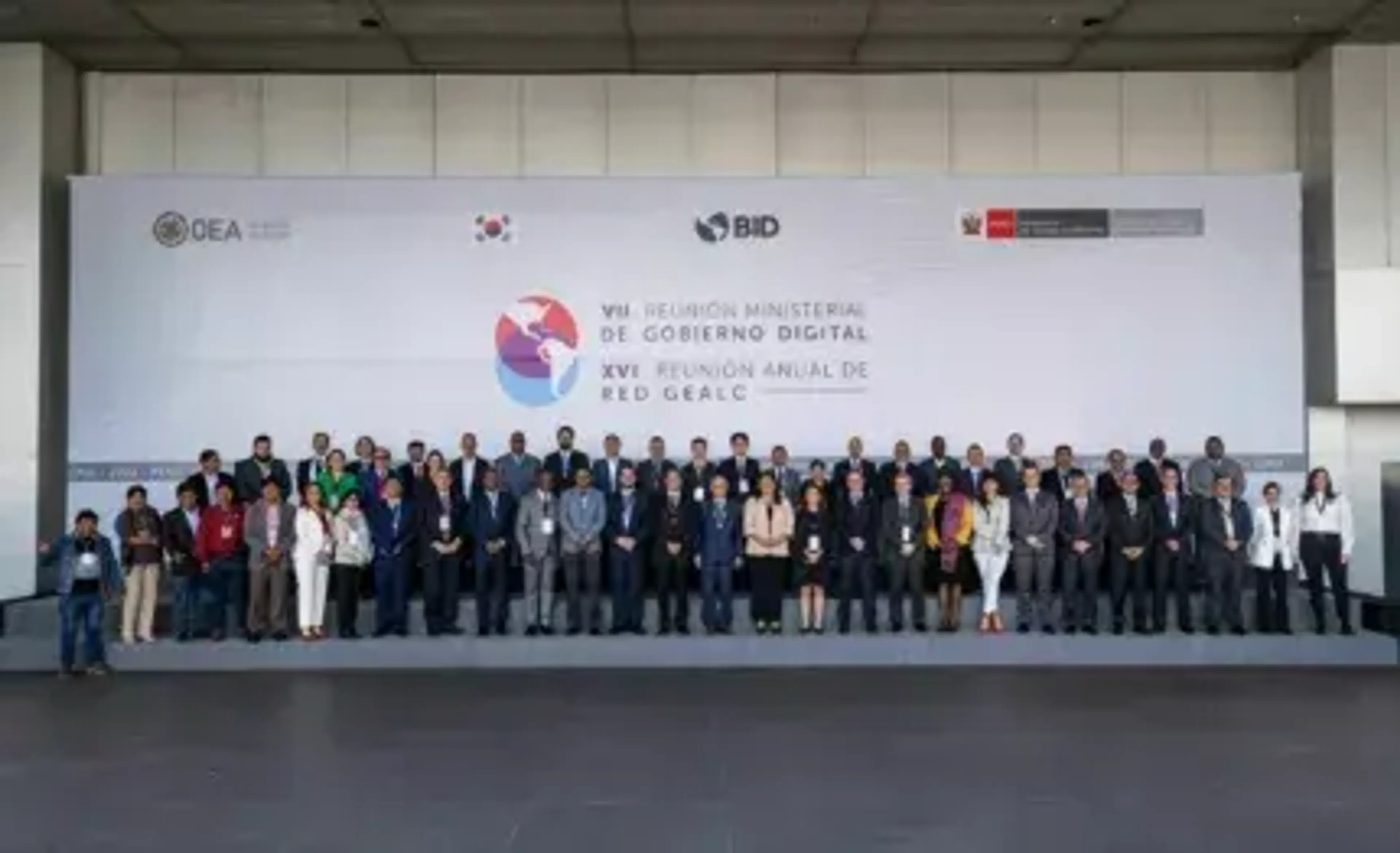 Attendees at Red Gealc in Peru