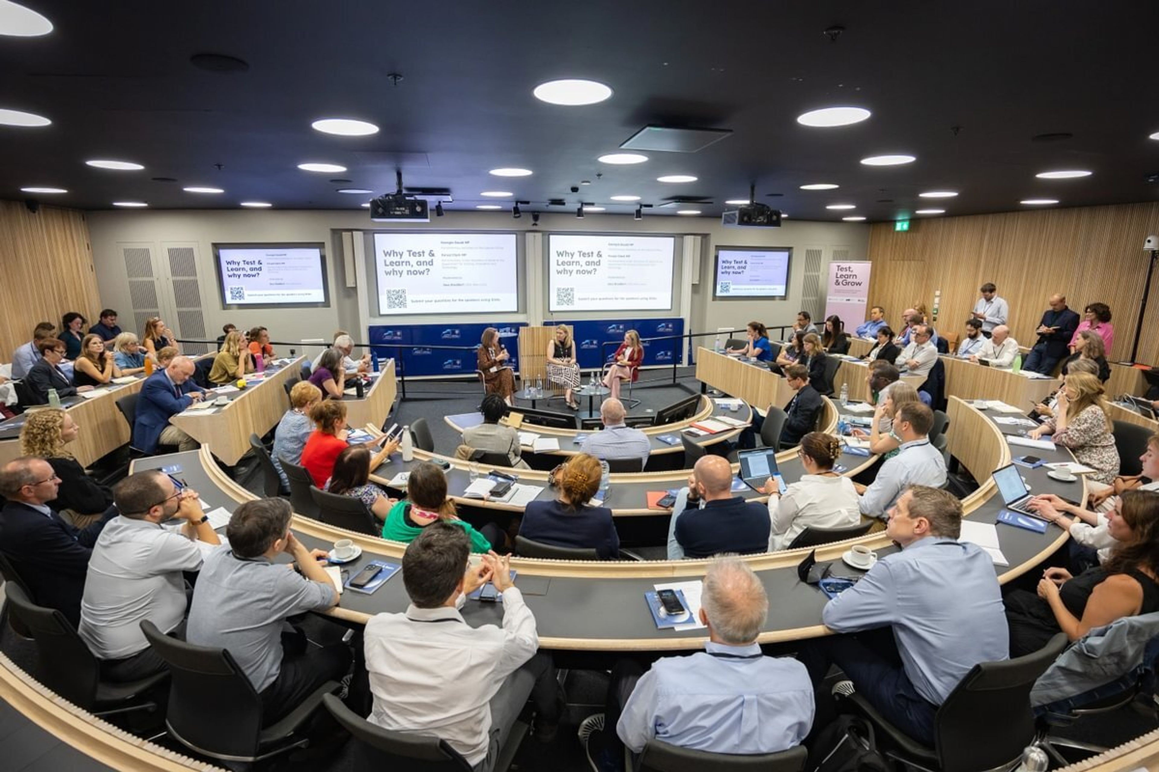 Ministers launch the Test, Learn and Grow Partnership in July 2025 in Oxford