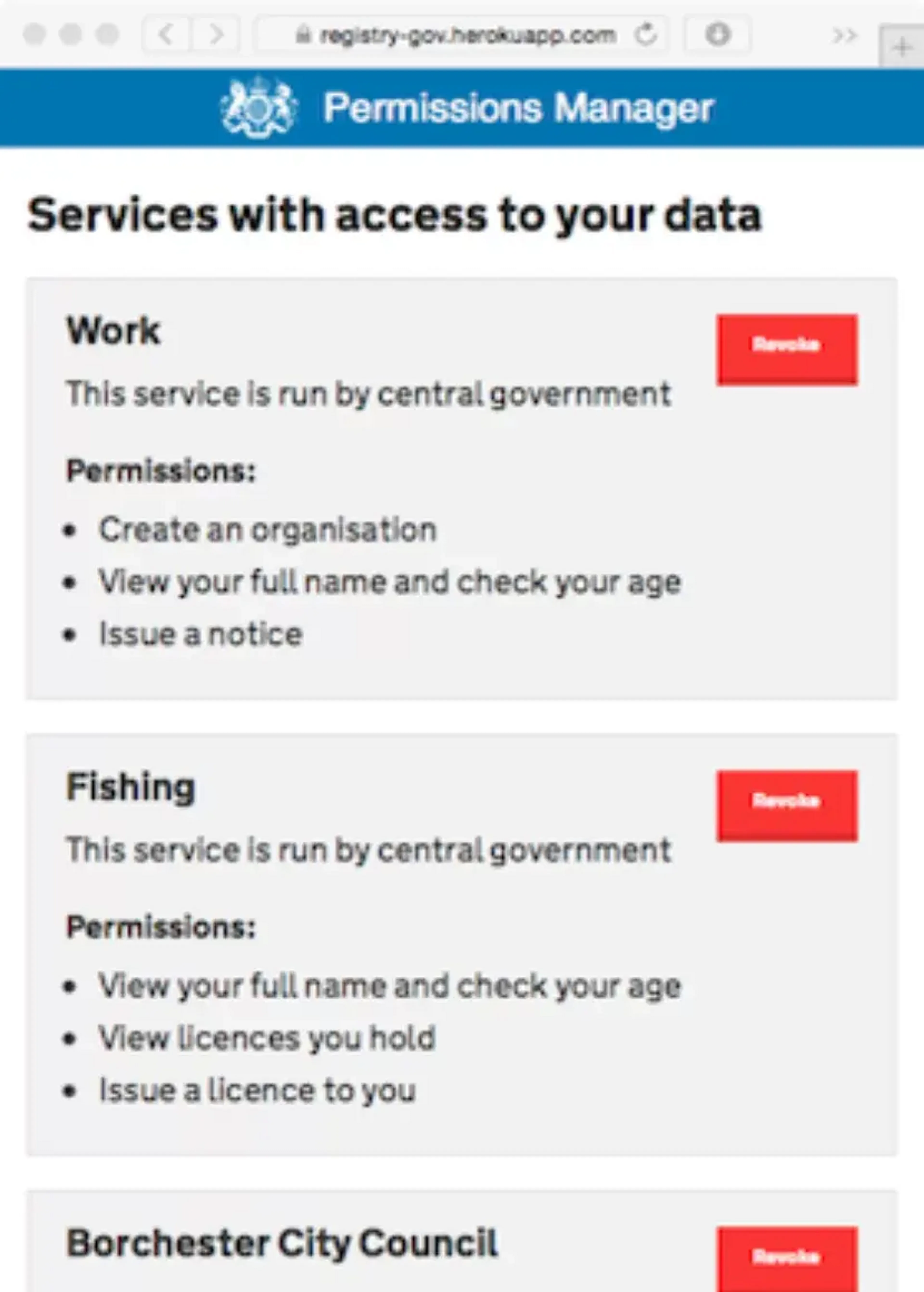 Access to data